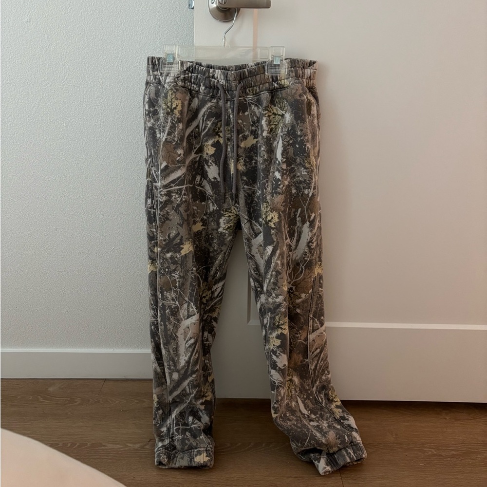 Abercrombie & Fitch Camouflage Joggers - Gray and Brown